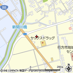 茨城県行方市玉造甲561周辺の地図