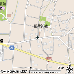 茨城県つくば市遠東455-1周辺の地図