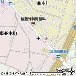 茨城県土浦市東並木町3350周辺の地図