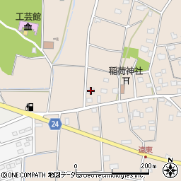 茨城県つくば市遠東452周辺の地図