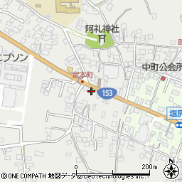 長野県塩尻市塩尻町157周辺の地図