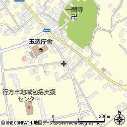 茨城県行方市玉造甲418-2周辺の地図