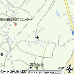 茨城県行方市成田506周辺の地図