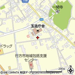 茨城県行方市玉造甲398周辺の地図