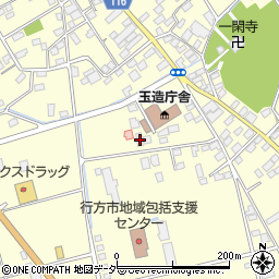 茨城県行方市玉造甲413周辺の地図