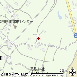 茨城県行方市成田647周辺の地図