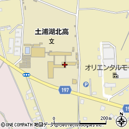 茨城県立土浦湖北高等学校周辺の地図