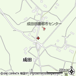 茨城県行方市成田603周辺の地図