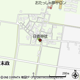 日吉神社周辺の地図