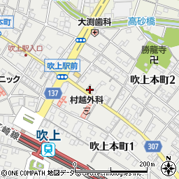 スペースＥＣＯ埼玉吹上駅前駐車場周辺の地図