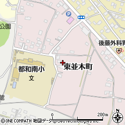 茨城県土浦市東並木町3208周辺の地図