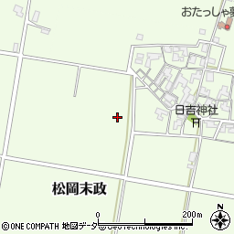 福井県吉田郡永平寺町松岡末政周辺の地図