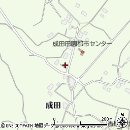 茨城県行方市成田512周辺の地図