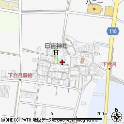 福井県永平寺町（吉田郡）松岡下合月周辺の地図