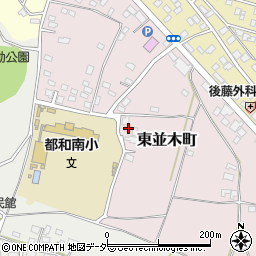 茨城県土浦市東並木町3211周辺の地図