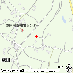 茨城県行方市成田646周辺の地図