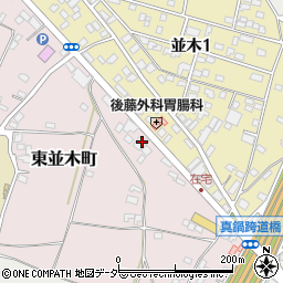 茨城県土浦市東並木町3368周辺の地図