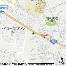 長野県塩尻市塩尻町381周辺の地図