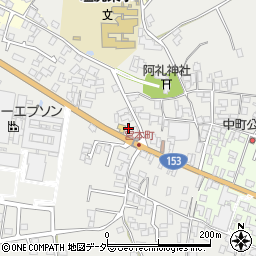 長野県塩尻市塩尻町168周辺の地図