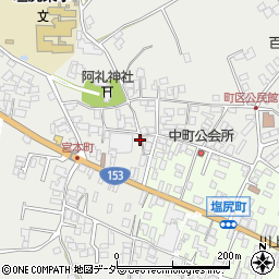 長野県塩尻市塩尻町23周辺の地図