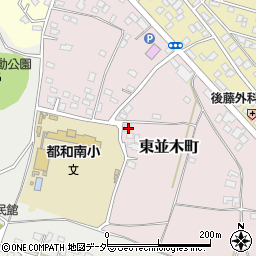 茨城県土浦市東並木町3183周辺の地図