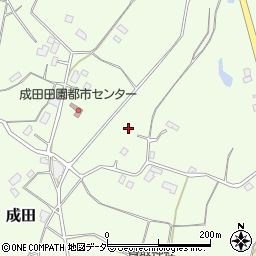 茨城県行方市成田643周辺の地図