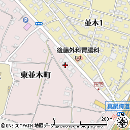 茨城県土浦市東並木町3361周辺の地図