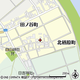福井県福井市北楢原町周辺の地図