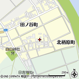 福井県福井市北楢原町周辺の地図