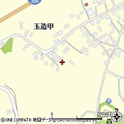 茨城県行方市玉造甲3377周辺の地図