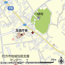 茨城県行方市玉造甲408周辺の地図