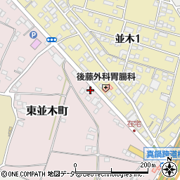 茨城県土浦市東並木町3367周辺の地図