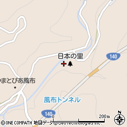 日本の里 風布館周辺の地図