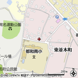 茨城県土浦市東並木町3176周辺の地図