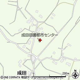 茨城県行方市成田599周辺の地図