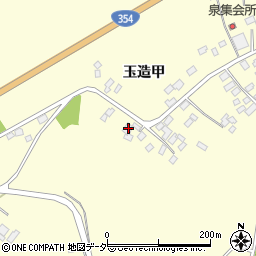 茨城県行方市玉造甲3371周辺の地図
