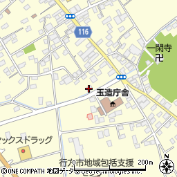 茨城県行方市玉造甲358周辺の地図