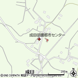 茨城県行方市成田517周辺の地図
