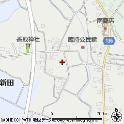茨城県常総市蔵持542周辺の地図