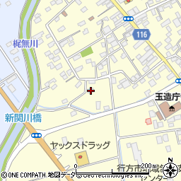 茨城県行方市玉造甲373周辺の地図