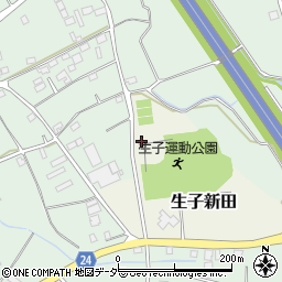 茨城県坂東市生子新田880周辺の地図