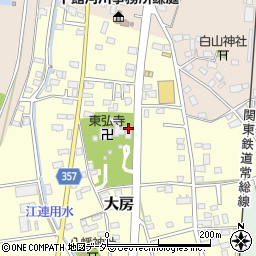 茨城県常総市大房107周辺の地図