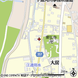 茨城県常総市大房34周辺の地図