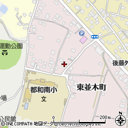 茨城県土浦市東並木町3464周辺の地図