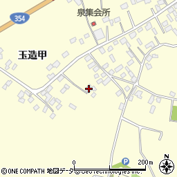 茨城県行方市玉造甲3386周辺の地図