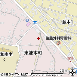 茨城県土浦市東並木町3429周辺の地図