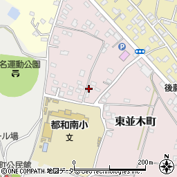 茨城県土浦市東並木町3468周辺の地図
