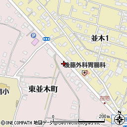 茨城県土浦市東並木町3391周辺の地図