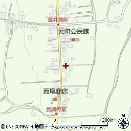 長野県塩尻市洗馬2176周辺の地図