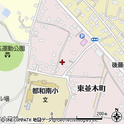 茨城県土浦市東並木町3467周辺の地図